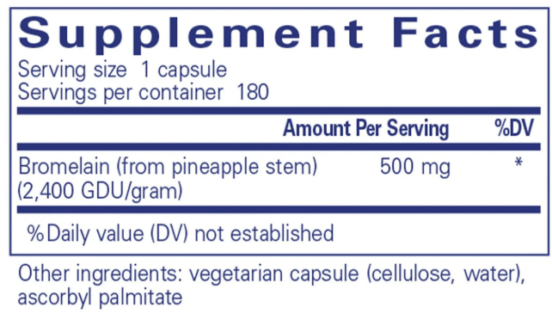 Bromelian 2400 500mg - Image 2